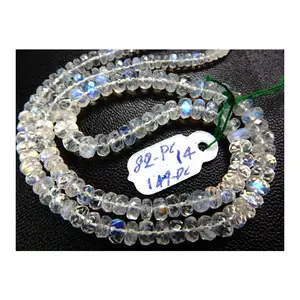 Bulk Sale gemstone wholesale Blue Fire Rainbow Moonstone Loose Gemstone Beads