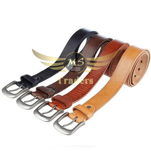 Ceinture en cuir de vache naturel pour homme, avec boucle en métal dur, texture unique, véritable, 1 pièce - Product Image 5