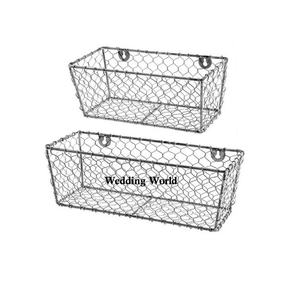 Panier en métal design fait à la main panier de cuisine classique élégant fait à la main panier en fil de fer fantaisie de haute qualité - Product Image 3