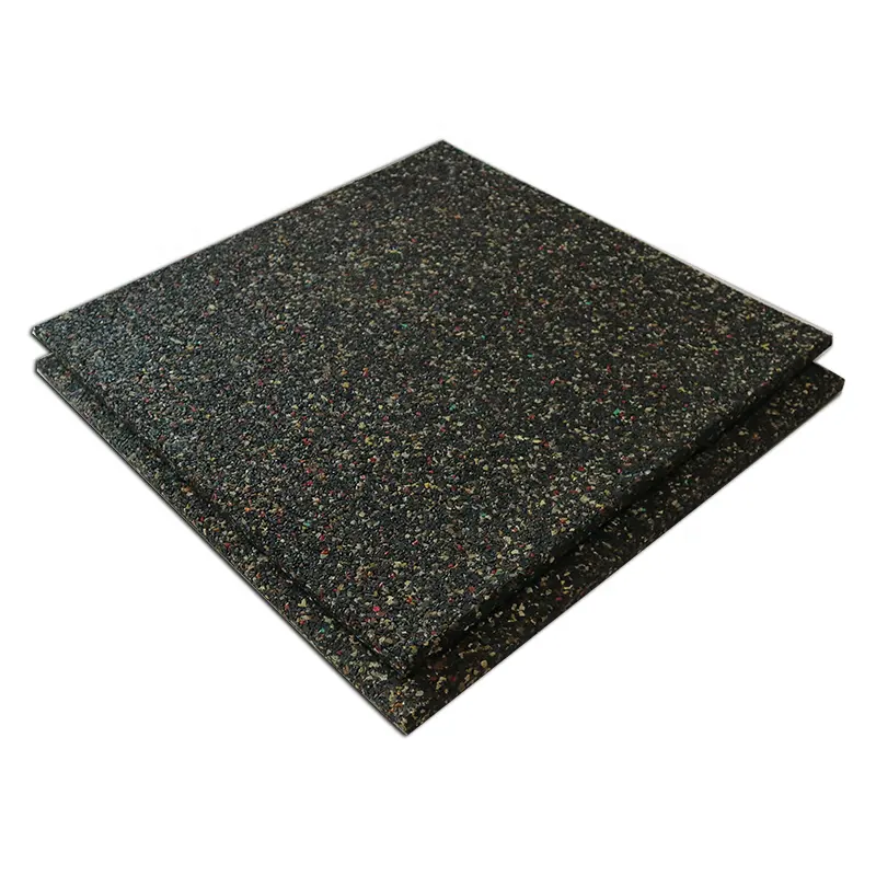 easy cleaning waterproof 10 x 10 rubber mat gym flooring tiles recycled rubber floor