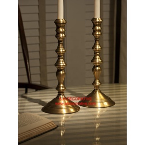 Solid Aluminum High Quality Decorating Gold Finishing Handmade T <b>Light</b> Candle Holder Stand For <b>Sale</b> - Product Image 3