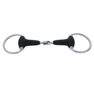 2024 allemand de haute qualité en acier inoxydable Bit Dee Ring Eggbutt Double-Jointed/Broken Snaffle Silver Embouchure - Product Image 3