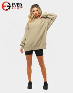 Nouveau grand sweat-shirt avec cordons externes sweat-shirt femme Poignets et ourlet côtelés (Fabricant par Ever Glow) - Product Image 2