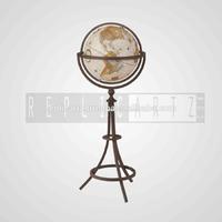 Globe terrestre rotatif en métal, centre de table décoratif, globe de bureau, carte du monde, modèle géographique éducatif pour étudiants et enseignants