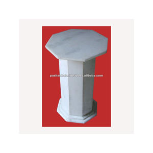 Main Blanc Pierre Marbre Table Stand - Product Image 1