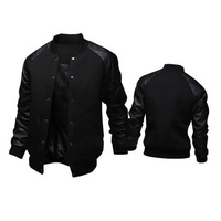 Blousons Bomber Varsity Personnalisables Vierge en Gros pour Hommes – Veste Décontractée d'Hiver, Blouson de Baseball, Plusieurs Couleurs, Imperméable