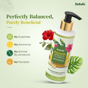 Acondicionador de cabello hidratante profundo de hierbas orgánicas Indalo con aceite de manteca de karité crema alisadora antiencrespamiento para cabello rizado - Product Image 2