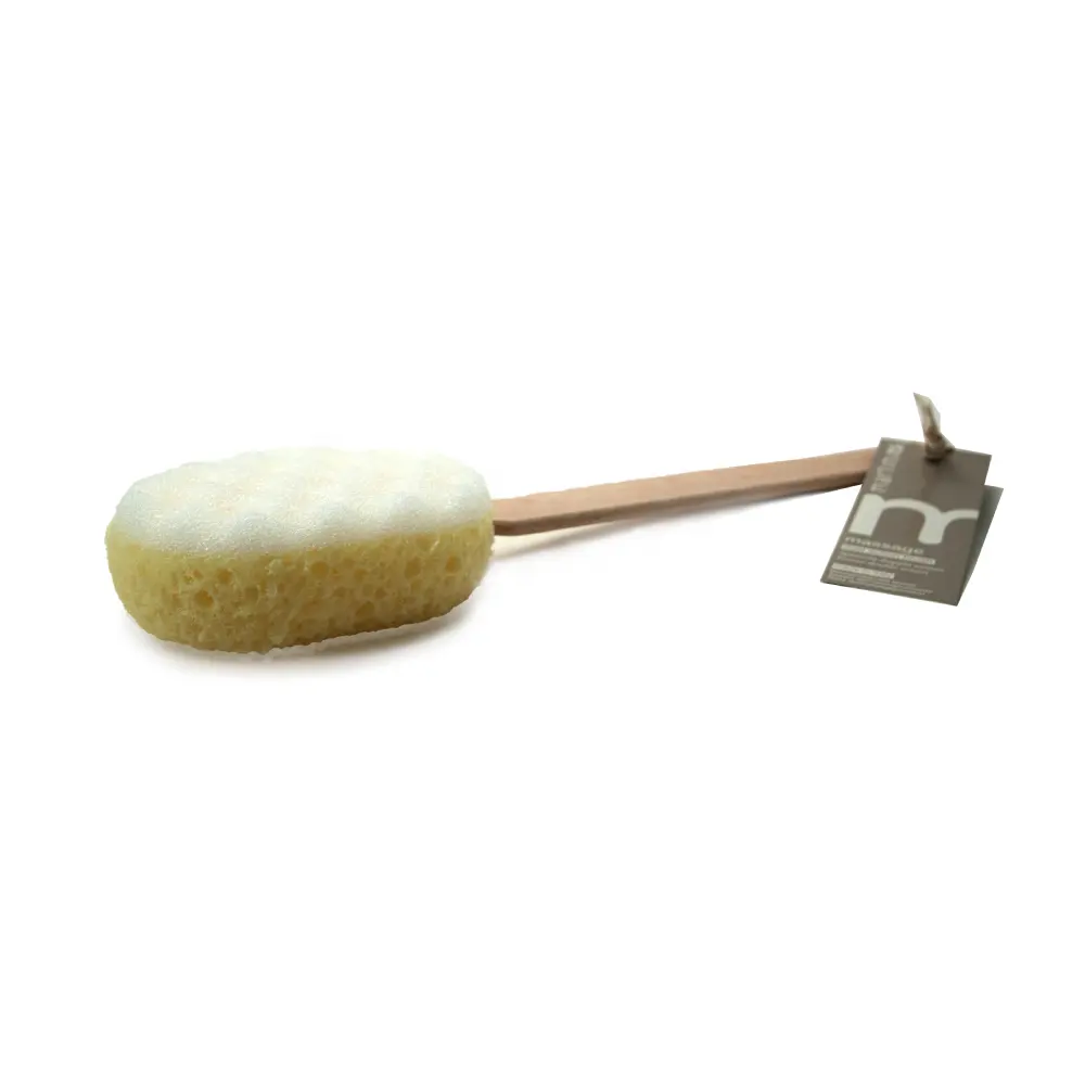 MartiniSPA Made in Italy High Quality Sponge Brush with Soft Side and Massage Side Private Label Acceptable