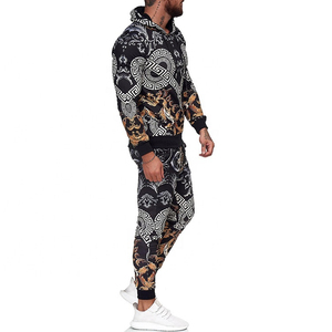 Survêtements d'hiver en polaire de haute qualité, vente en gros, design personnalisé, impression sérigraphique, ensemble 2 pièces, séchage rapide, unisexe - Product Image 2