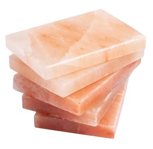 Natural del Himalaya 12 \ "X 6 \" X 1,5 \ "Placa de bloque de sal Ecológico Estilo de amor Tallado BBQ Azulejos de sal para cocinar Servir abrasador - Product Image 1