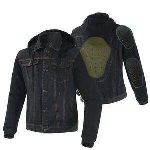 Vêtements de sport décontractés veste de moto vêtements d'extérieur en denim coupe-vent avec protecteurs pour printemps été Moto Jean vestes - Product Image 1