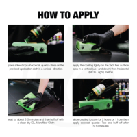 Revêtement céramique résistant à l'eau, Nano liquide, résistant à l'eau, peinture de voiture, Quartz ecoquet +, dureté 9H