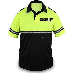 Polo de sécurité confortable pour homme T-shirt de travail pour uniformes de garde - Product Image 2