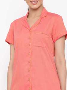 Conjunto de pijama de algodón personalizado, venta al por mayor, regalo para parejas, regalo de aniversario - Product Image 4