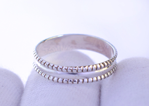 Banda de diseñador minimalista de Plata de Ley 925, ajuste en blanco, anillo liso de fundición de Metal, joyería fina para mujer - Product Image 2