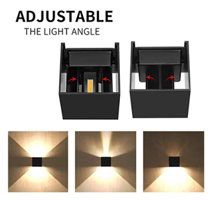 <span class=keywords><strong>Applique</strong></span> murale led en aluminium, pour hôtel, extérieur, carré, haut et bas - Product Image 5