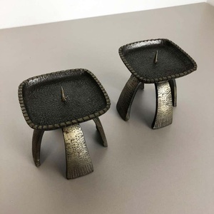 Soporte escultórico de metal Entrega rápida de fábrica Soporte de vela Diseño más nuevo Hotel y restaurante Centro de mesa Portavelas - Product Image 2