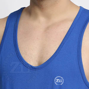 เสื้อกล้ามผู้ชายคุณภาพพรีเมียม ระบายอากาศได้ดี ผลิตจากผ้าถักที่เป็นมิตรกับสิ่งแวดล้อม แห้งเร็ว น้ำหนักเบา ผลิตจากผ้าฝ้าย/โพลีเอสเตอร์ ไซส์ XL ผลิตในปากีสถาน - Product Image 5