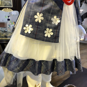 Manteau long avec robe en filet, magnifique design, robe magnifique - Product Image 5