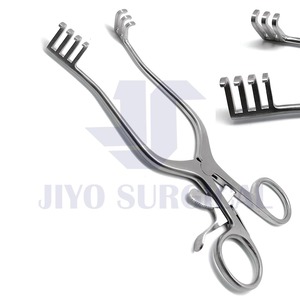 CE acier inoxydable 13cm, BECKMAN-WEITLANER RETRACTOR 3X4 PROG articulé émoussé Instruments de chirurgie médicale Ce manuel médical - Product Image 2