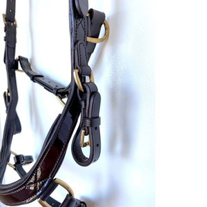 OEM ODM Custom Logo Professional Manufactures 100% Top High Quality PU Leather Horse Riding Bridle With <b>Cheap</b> Price - Product Image 6