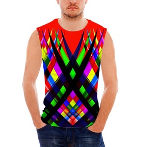 New Fashion Breathable Crew Neck Men's & Unisex Gym Tank <b>Tops</b> Quick-Dry Eco-Friendly Fitness Training Street Style - Product Image 5