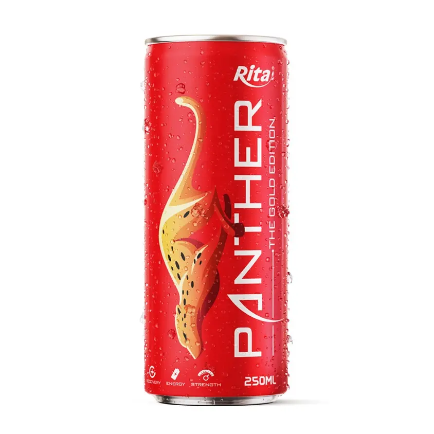 Безалкогольный напиток Rita 250 мл, энергетический напиток консервированной Пантеры