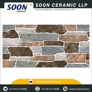 Digital Porcelain Wall Tiles 250x500mm Outdoor Rustic Design Non-Slip Acid-Resistant Matte Finish - Product Image 6