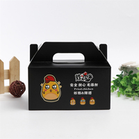 Boîtes d'emballage personnalisées en gros pour poulet frit à emporter, cola, poulet frit coréen, poisson, avec sacs