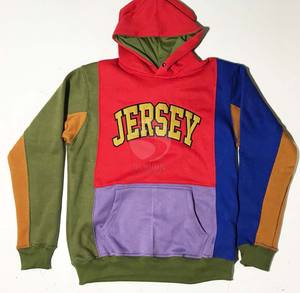 Sudadera con capucha personalizada para hombre, 3 paneles, bordado, tela de algodón cómoda de alta calidad, sudaderas con Panel con bordado de sarga - Product Image 3