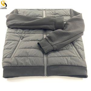 OEM Custom Service Winter Puffer Jackets Fleece Sleeves Breathable Windproof Eco-Friendly Plus Size Adjustable Warm Hoodies - Product Image 6