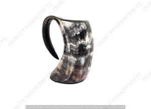 Taza de chupito para beber con cuerno de búfalo doméstico de 18oz, superventas, taza de cuerno vikingo artesanal de calidad para fiesta directa de fábrica - Product Image 2