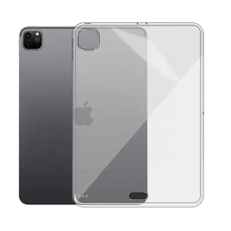 Slim Soft Transparent TPU Back Cover For iPad Pro 11 2020 Clear Case