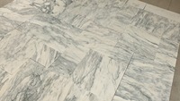 Dalles de marbre Arabescato 2026, taille coupée, fabriquées en Turquie, pierre naturelle de luxe pleine masse, finition sablée, pour escaliers et salles à manger