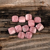 Vente en gros de rhodochrosite naturelle de haute qualité, cabochon carré de 5 mm, pierre précieuse à prix bas pour la fabrication de bijoux