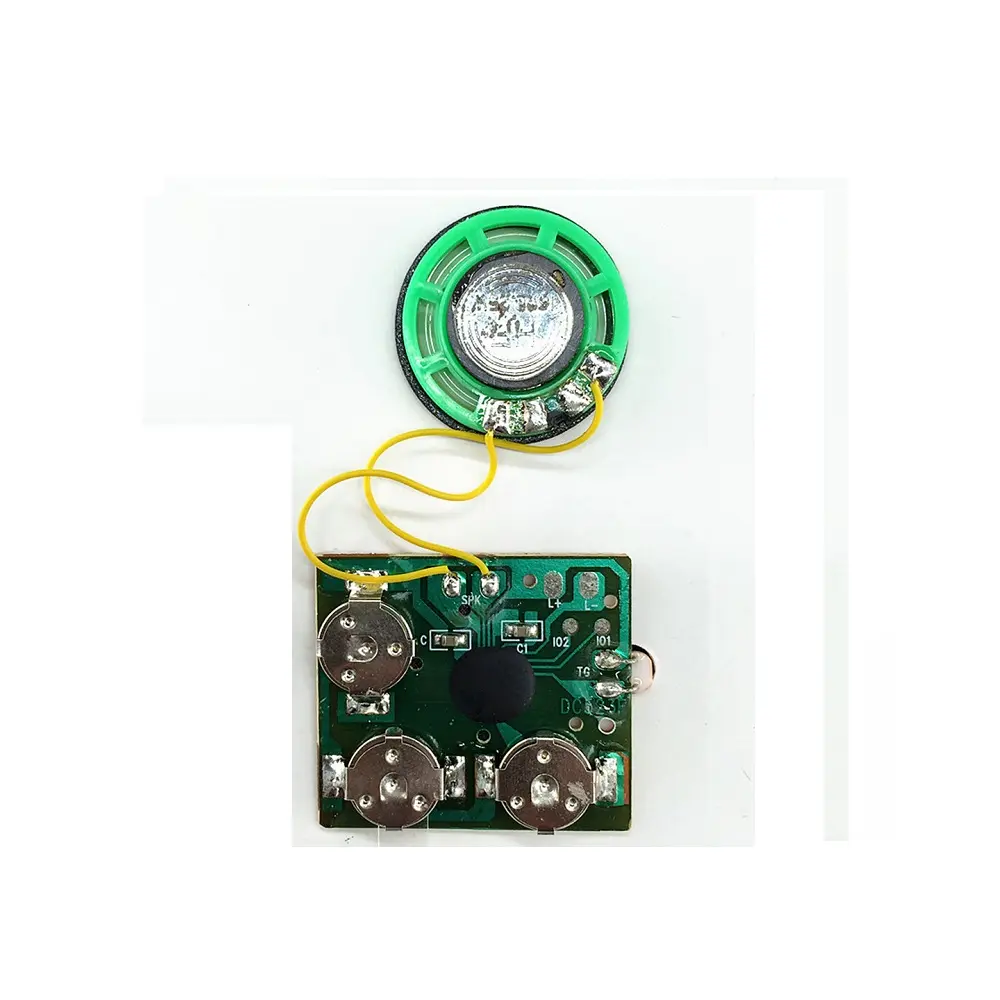 Capteur de lumière pour activation de la carte de vœux, module sonore enregistreur OEM, prix d'usine