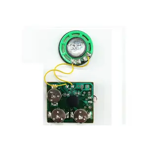 Sensor de luz de venda quente ativar cartão de visita oem/módulo de som gravável