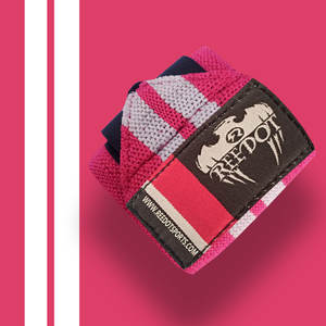 Rose Personnalisé Poids De Levage 12 "et 18" Support de Poignet pour Hommes et Femmes Premium Qualité Boucles Pouce Support de Poignet pour Éviter Les Blessures - Product Image 5