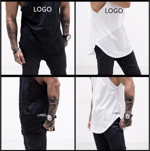 เสื้อกล้ามออกกำลังกายสำหรับผู้ชาย,ใส่เล่นกีฬาพอดีตัวพิมพ์ลายเรียบแบบใหม่ - Product Image 3