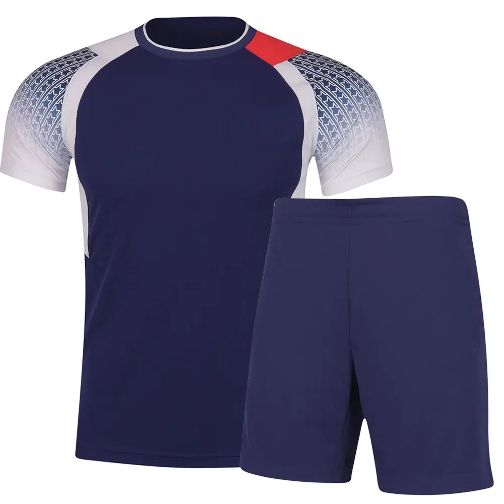 Setelan Baju & Celana Tenis Meja, Gaya Baru | Desain Logo Anda Sendiri Tim Olahraga Seragam Tenis