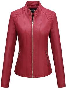 Blouson en cuir personnalisé pour femmes, avec poche intérieure sur la poitrine - Product Image 4