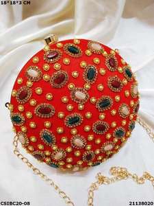 Sacs de soirée en soie Boîte élégante Pochette - Product Image 5