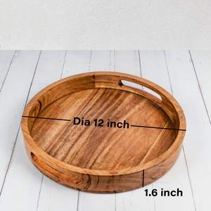 Bandeja de Madera Estilo Náutico con Asas para Servir Bebidas CHMN532 Técnica Pulida - Product Image 4