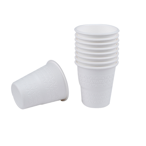 Takeaway Molded Pulp Dome Disposable Bagasse Sugarcane Coffee Cup Lid