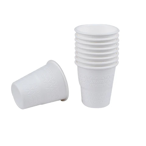 Plastic Sugarcane Paper Coffee Cups Lids Disposable Cup Dome Lid
