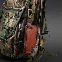 Étui de téléphone portable personnalisé style urbain avec anneau et support à bandoulière pour la série S22 en PU, mains libres