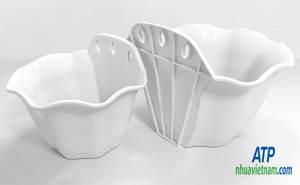 Pot à plantes mural violet - Product Image 2