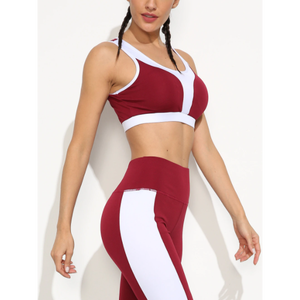Conjuntos Deportivos de 7 Piezas para Mujer, Secado Rápido, Top de Yoga, Leggings, Espalda Descubierta, Conjuntos de Gimnasio Ajustados para Correr, 200 - Product Image 1