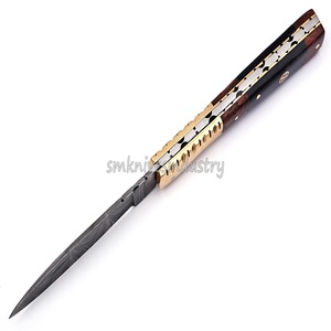 Elegant Style Custom Hand Made Damascus Blade Folding <b>Knife</b> (Smk1462) - Product Image 6