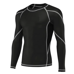 Smart-ropa de protección solar Rushguard personalizada para hombre, protector rápido UPF 50, playera de Surf para natación - Product Image 2